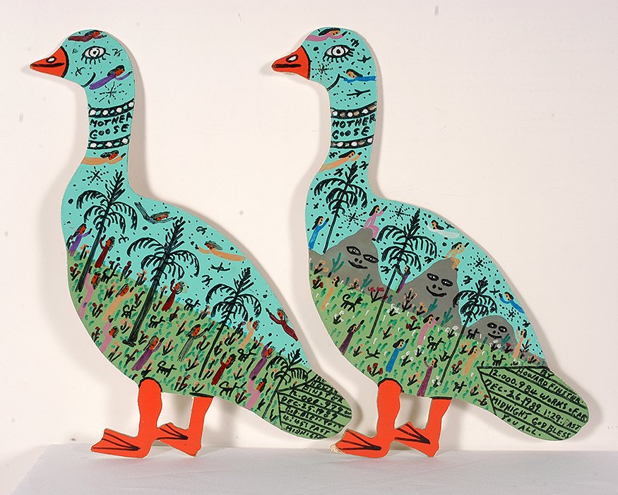 Howard Finster.  Mother Goose Cut Outs. (1 of 1)