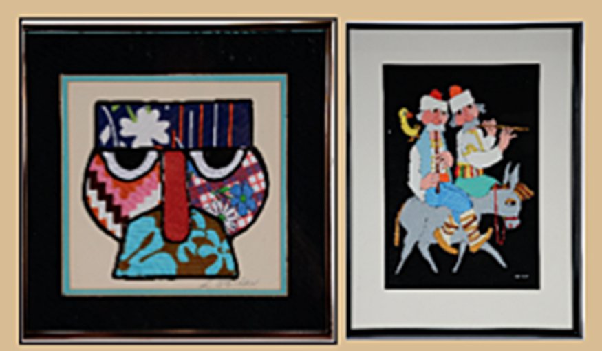 L. Obican. Flute Players and Face. (1 of 3)