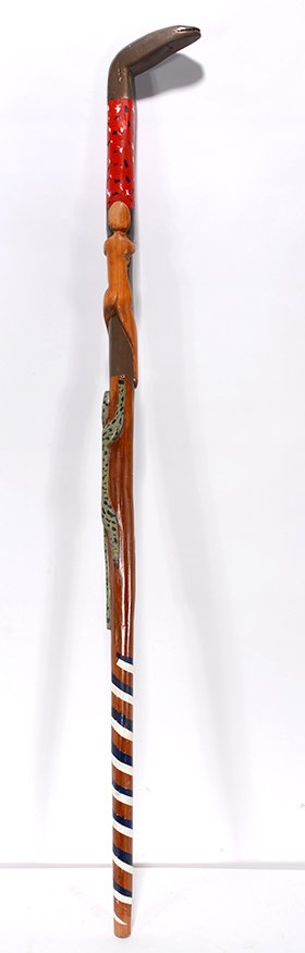 Leonard Dishman.  Jaguar Chasing Woman Cane. (1 of 2)