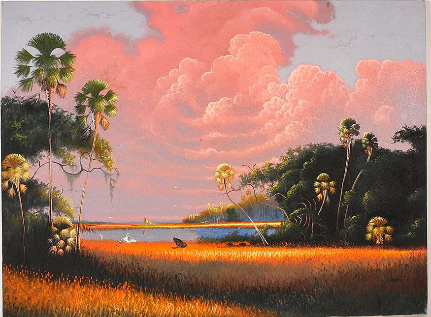 Johnny Daniels - Highwaymen. Wild Hogs On Marsh. (1 of 1)