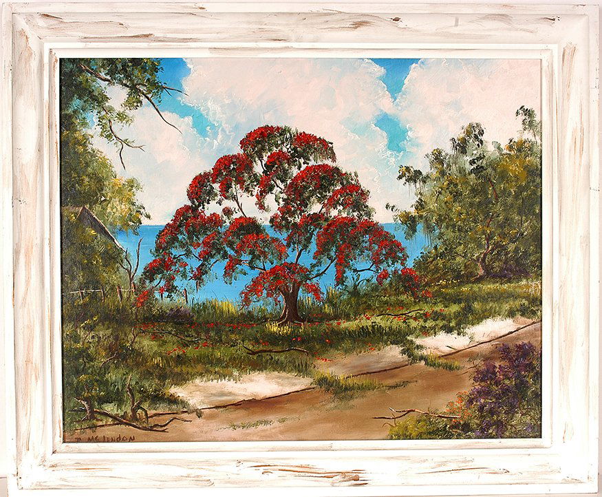 R.A. McLendon - Highwaymen. Poinciana Tree By Road. (1 of 1)