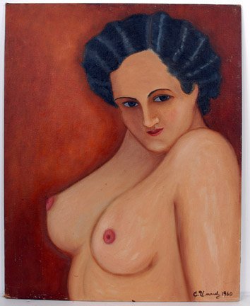 Charles Unruh Smiling Nude