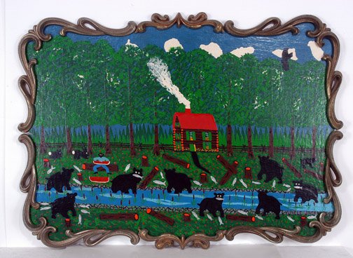 Uncle Jack Dey Bears in Stream Masterpiece
