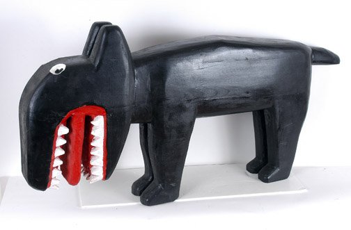 Garland & Minnie Adkins Giant Black Bear