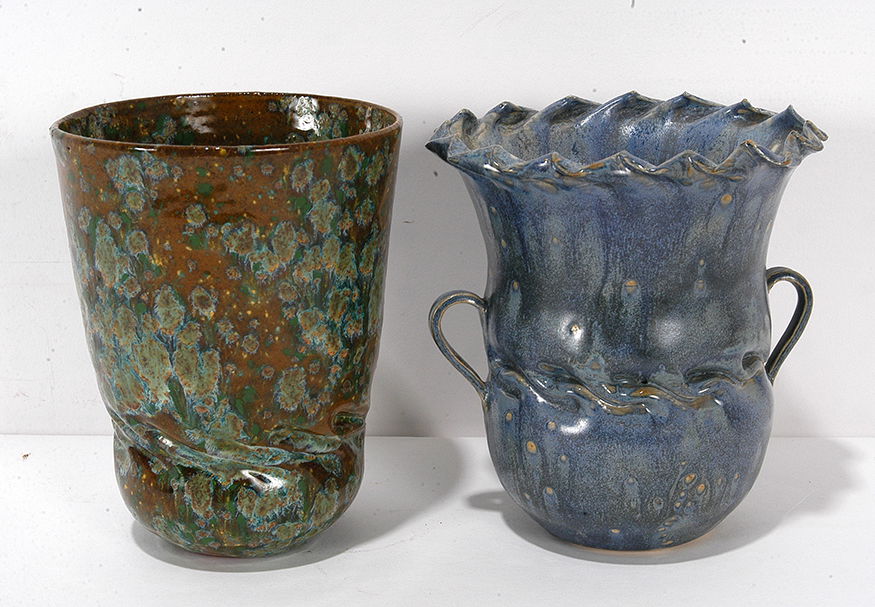 Bill Clark. Pair Of George Orr-Inspired Vases. (1 of 2)