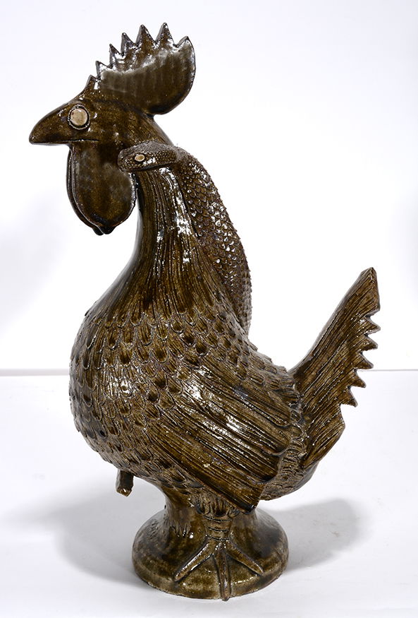 Clint Alderman. Rattlesnake Entwined Rooster. (1 of 3)
