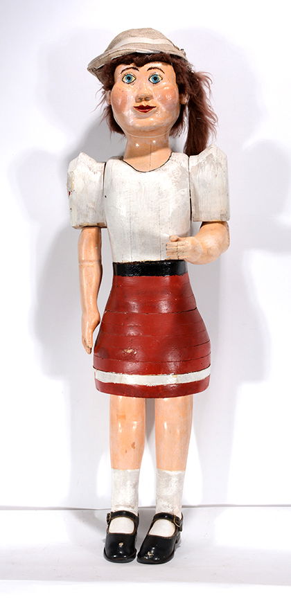 School Gal Carving by Anonymous Maker. (1 of 6)