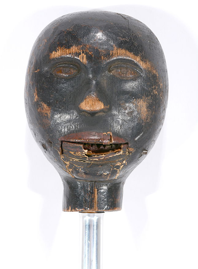 Anonymous African-American Marionette Head. (1 of 6)