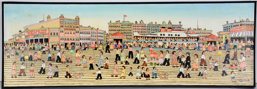 Vestie Davis. Yard Long View of Coney Island. (1 of 6)