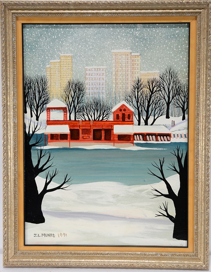 Janet Munro. Boat House At Central Park. (1 of 1)