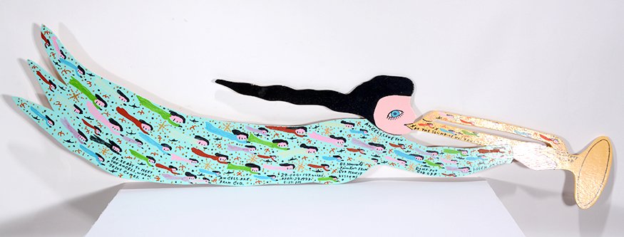 Howard Finster. Angel Love You. (1 of 1)