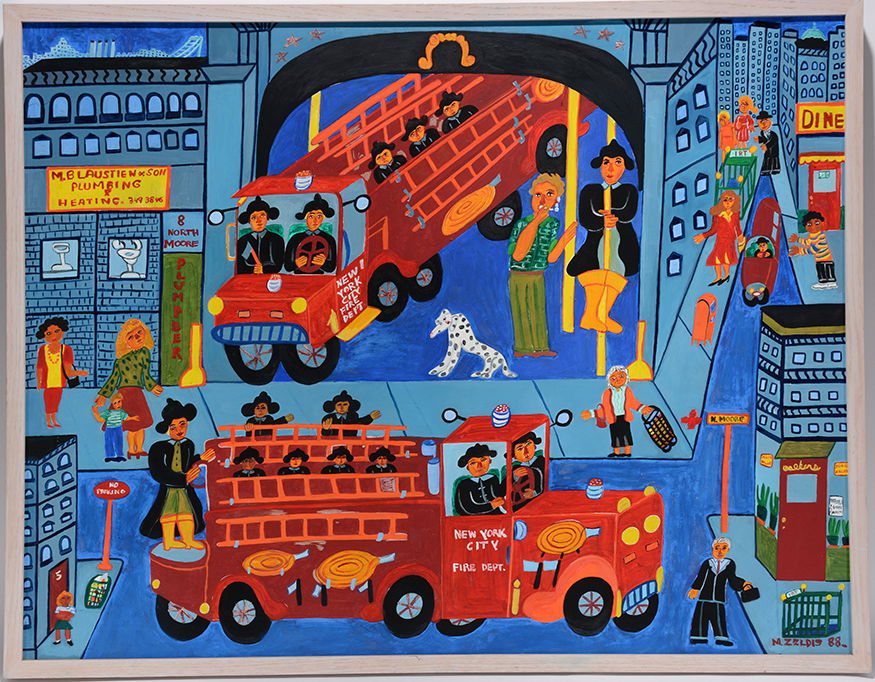 Malcah Zeldis. New York City Fire Department. (1 of 4)