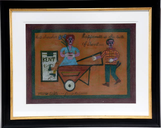 Eddie Arning. Happiness Is The Taste Of Kent.