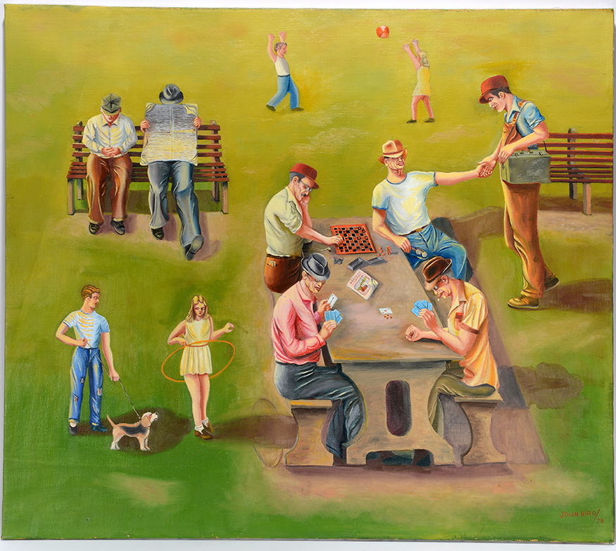 John Niro. Retirees At The Park. (1 of 3)