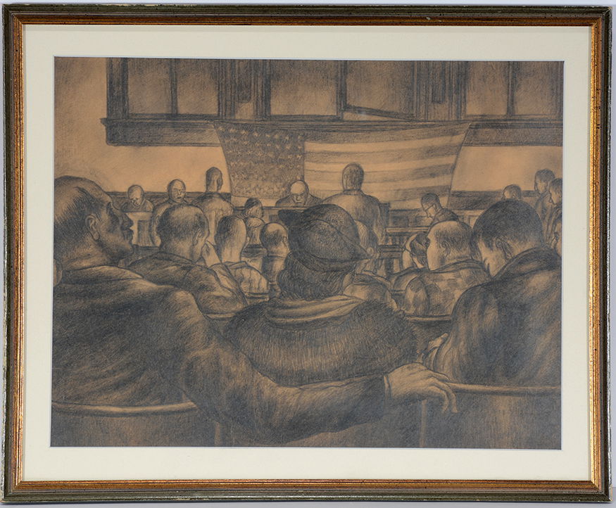 John Shyrock, Jr. Courtroom Scene. (1 of 4)