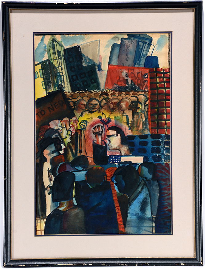 Simon Ross. New York City Protest. (1 of 3)