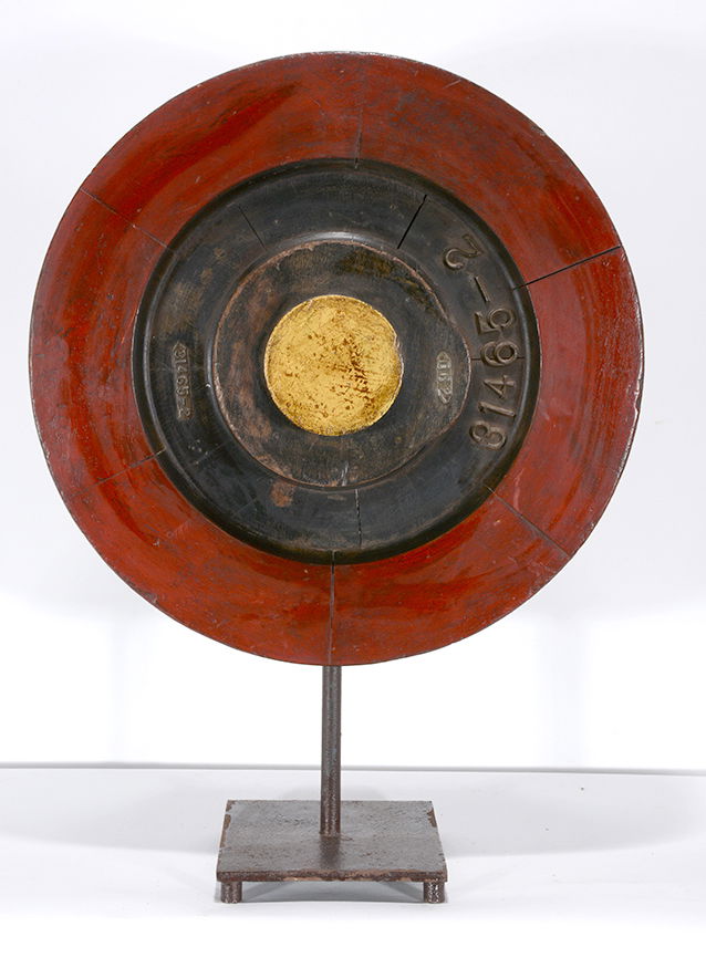 Industrial Art. 31465-2 Wheel On Stand. (1 of 2)