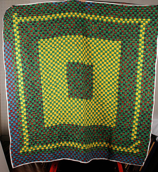 Unknown Southern Quilter. Postage Stamp Framed Center (1 of 1)