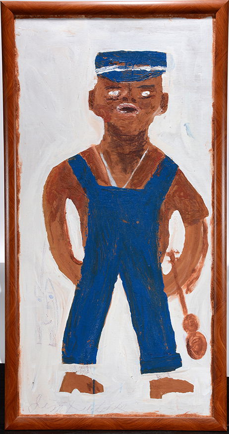 Jimmy Lee Sudduth. Self-Portrait In Overalls. (1 of 1)