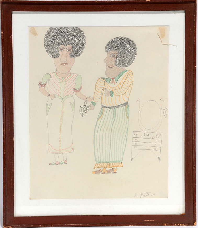 Inez Nathaniel Walker. Dressed Up Couple. (1 of 1)