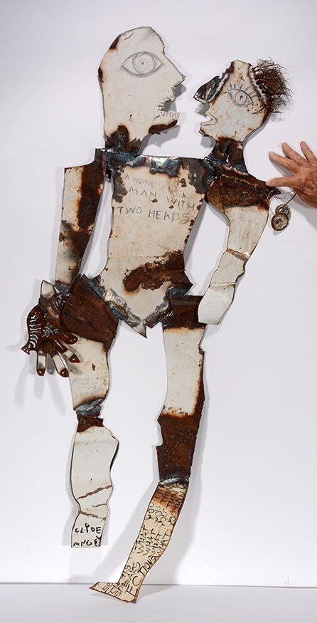 Clyde Angel. A Woman And Man With Two Heads. (1 of 2)