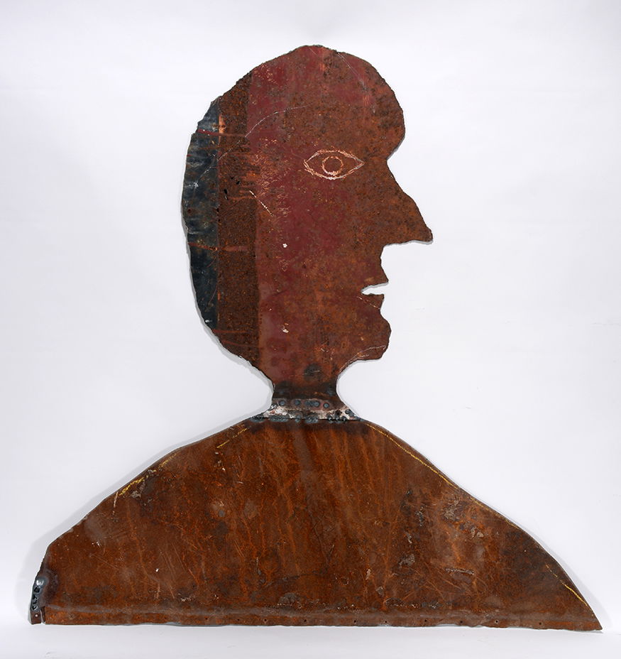 Clyde Angel. Large Man’s Profile. (1 of 2)