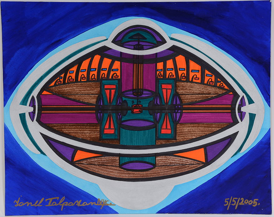 Ionel Talpazan. Royal Blue UFO. (1 of 2)