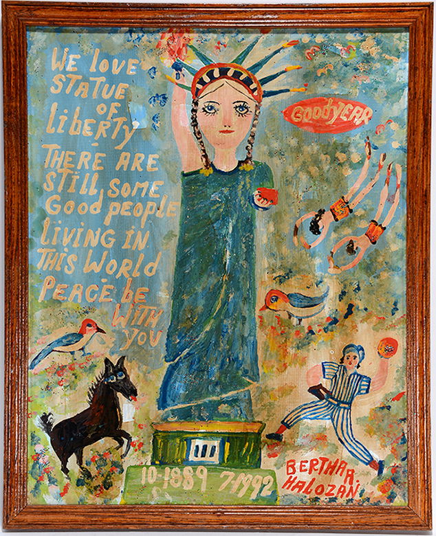 Bertha Halozan. We Love Statue Of Liberty. (1 of 2)