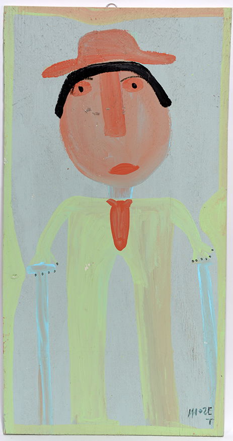 Mose Tolliver. Self-Portrait In Green. (1 of 1)