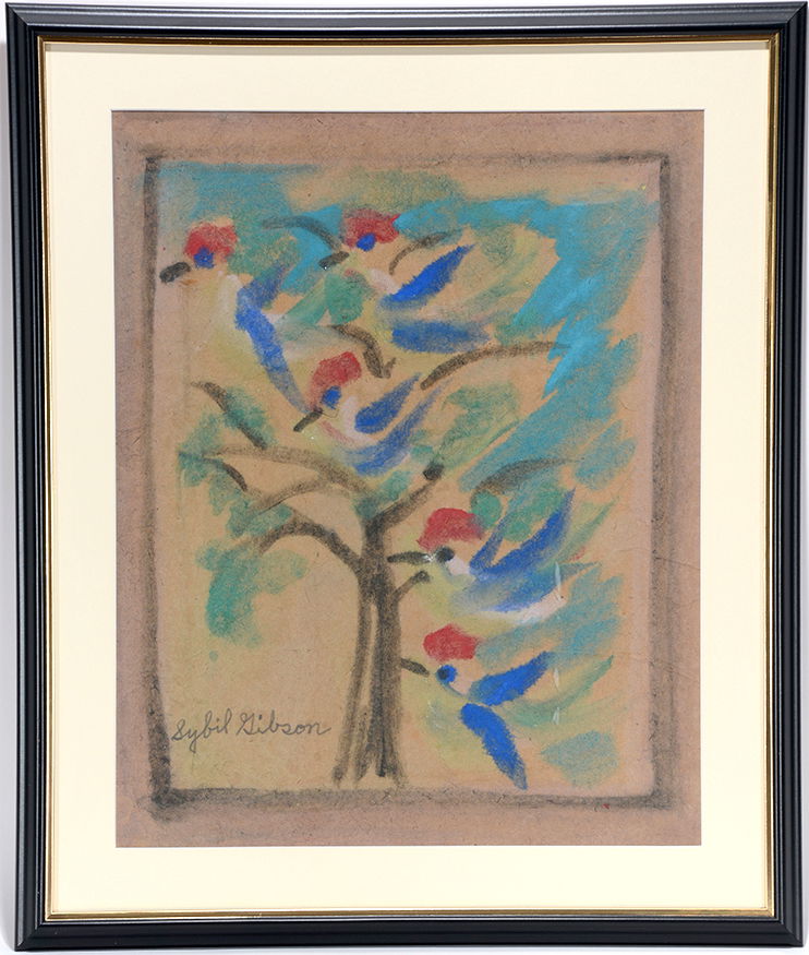 Sybil Gibson. Five Blue Bird. (1 of 1)
