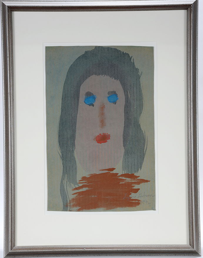 Sybil Gibson. Portrait With Blue Eyes. (1 of 1)