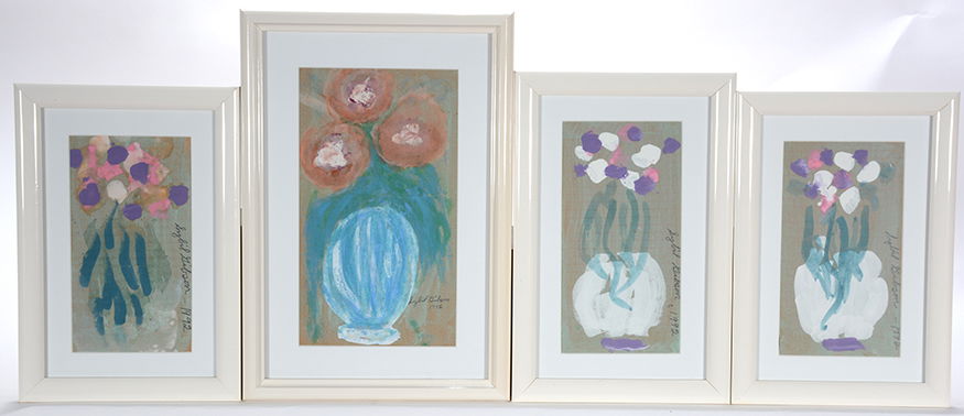 Sybil Gibson. Four Flower Still Lifes. (1 of 1)
