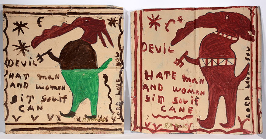 R.A. Miller. Devil Hate Man Pair. (1 of 1)