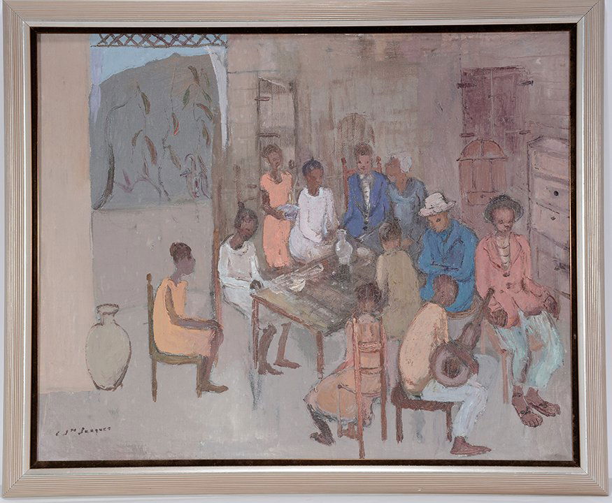 Carlo Jean Jacquets. Interior View Of People Around (1 of 5)