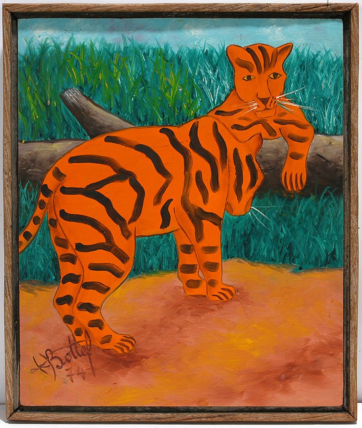 K. Bottef. Two Leopards. (1 of 2)