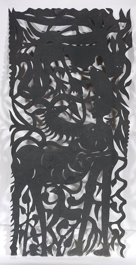 Joseph Louis Juste. Man With Forest Animals. (1 of 1)