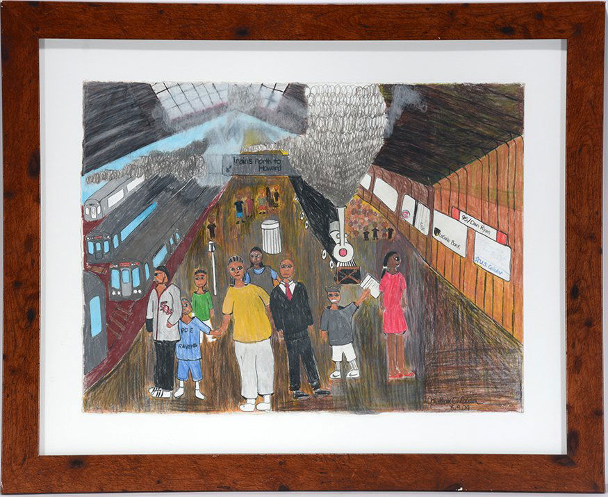 Opnathaen C. Robsa. Chicago Train Station. (1 of 3)