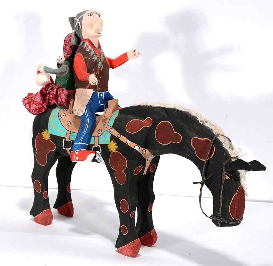 Delbert Buck. Couple On Horseback. (1 of 2)