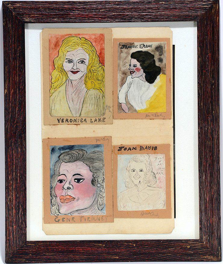 Justin McCarthy. Four Hollywood Starlets. (1 of 1)