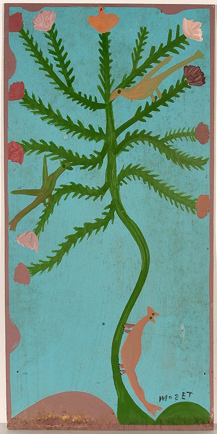 Mose Tolliver. Birds On A Flowering Plant. (1 of 1)