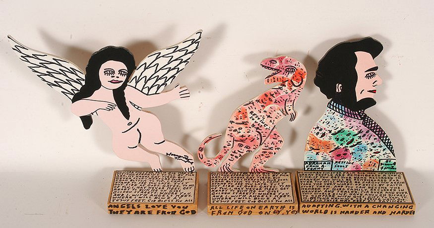 Howard Finster. Group Of Three Works. (1 of 1)