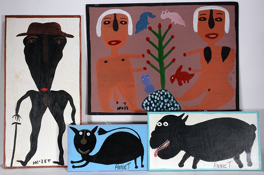 The Tolliver Family. Four Paintings. (1 of 1)