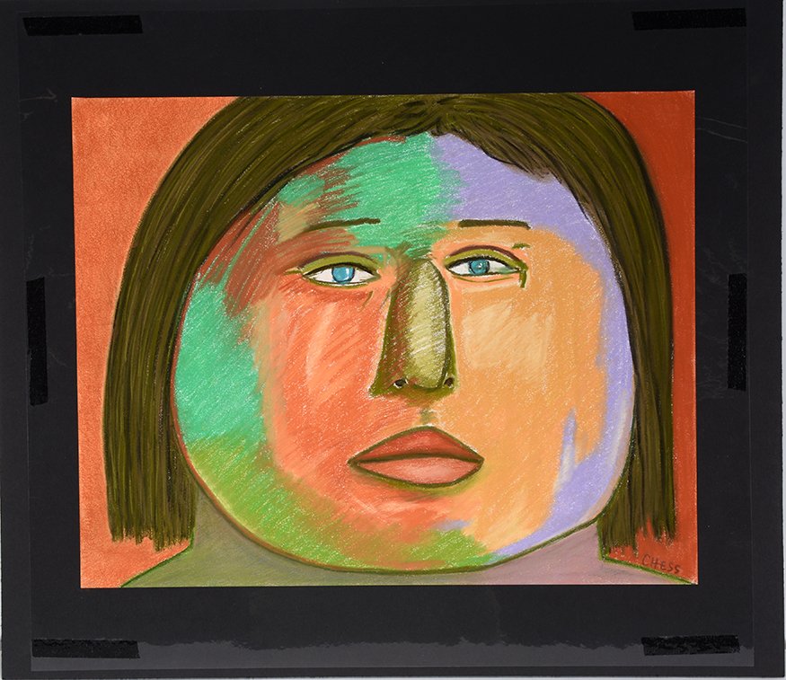 Tim Chess. Woman With Bobbed Haircut. (1 of 1)