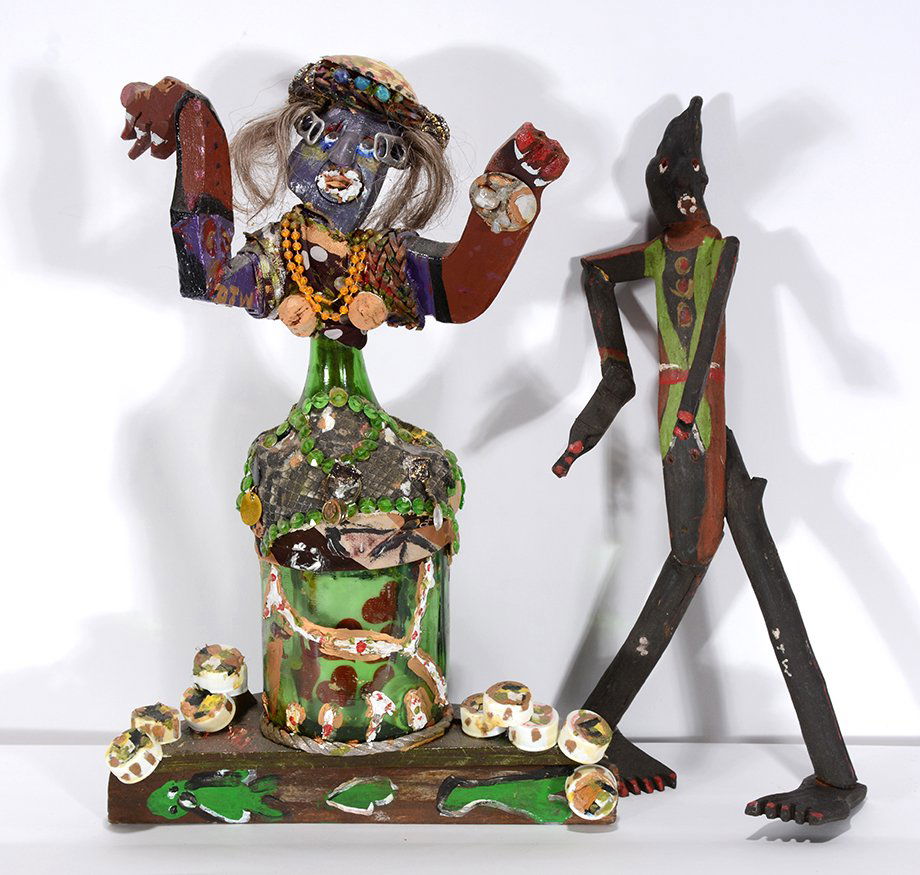 Derrick Webster. Bottle Woman & Thin Man. (1 of 1)