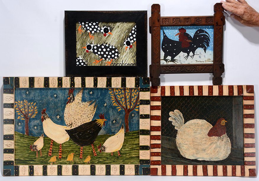 Cornbread, B. Strauser, Liz. Group Of Hens. (1 of 1)