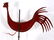 Red Rooster Weathervane. - 3