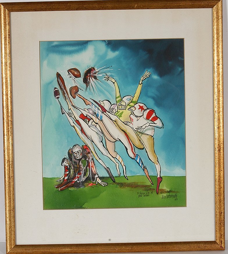 John Huehnergarth. Original Illustration From Argosy (1 of 3)