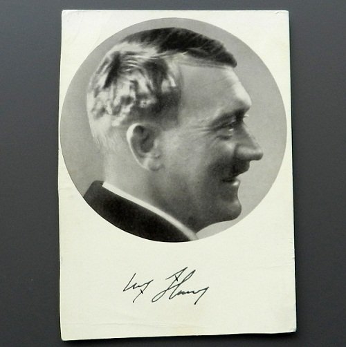 Original Post Card - Photo Hitler Unwritten: Date Of Manufacture: 1940 Country Of Origin: Germany Material: Paper Dimensions: 5,60 x 4 inches Old Post Card - Photo With Old Germany Leader. Unwritten. Post card have writings in german - Manner de