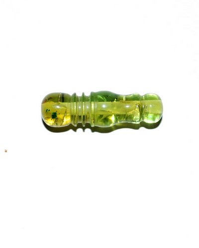 Imam Bead Minaret 7.5 mm Diam Genuine Green Carib: Date Of Manufacture: Brand New Country Of Origin: Lithuania Material: Caribbean Amber Dimensions: 1.1x0.2 inches Imam bead - minaret carved from one big piece of genuine green Caribbean amber. Hand ma