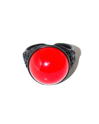 Leather Ring With Caribbean Amber: Date Of Manufacture: Brand New Country Of Origin: Lithuania Material: Amber, Leather Dimensions: Ring size 8 Well made leather ring with Caribbean amber. Ring size 8. Can be adjustable.